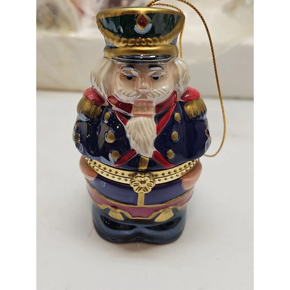 5 Vintage 2005 Mr Christmas Musical Trinket Box Ornaments works! 4